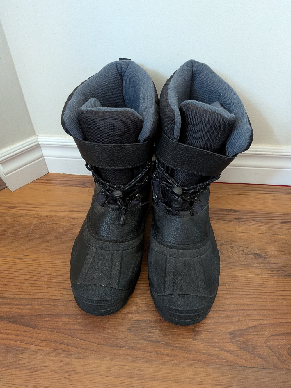 Men's Black 3M Thinsulate Insulated Winter Boots - Rugged Cold-Weather Footwear